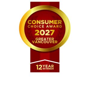 Consumer Choice Award 2027 Greater Vancouver - 12 Year Winner